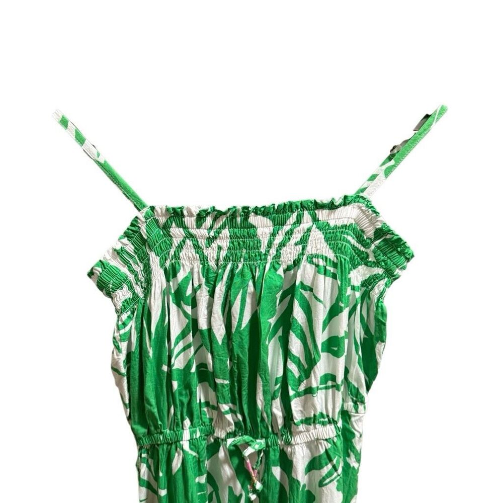 Lilly Pulitzer x Target | Green Palm Print Wide Leg Jumpsuit | Girls’ XL